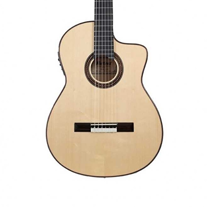 Martinez Almeria Luthier Maple Cutaway Elektro Klasik Gitar